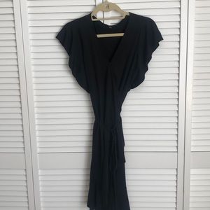 Ruffle Wrap Dress